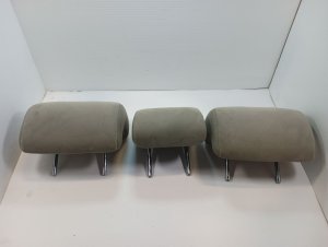 2007-2011 Toyota Camry Silver Rear Seat Headrest Set of 3 (Used OEM)