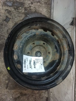 1995-2000 Toyota Tacoma Black 15x6 16-Hole Steel Wheel (Used OEM)