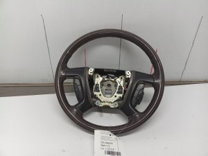 2007-2014 GMC Yukon Brown Leather Steering Wheel with Controls (Used OEM)