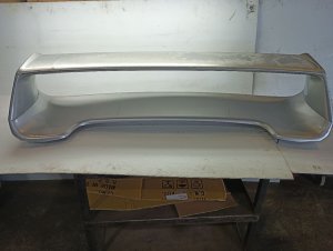 2004-2007 Subaru Impreza Silver Trunk Spoiler Wing (Used OEM)