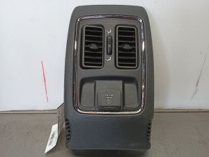 2018-2022 Jeep Grand Cherokee Black Floor Console Panel - Rear (Used OEM)