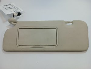 2012-2014 Honda CR-V Silver Sun Visor with Illuminated Mirror - Left (Driver) (Used OEM)