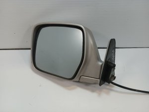 1990-1998 Toyota Land Cruiser Silver Power Door/Side View Mirror - Left (Driver) (Used OEM)