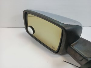 2011 Ram 3500 Chrome Power Door/Side View Mirror - Left (Driver) (Used OEM)