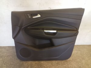 2013-2019 Ford Escape Black Door Interior Trim Panel - Rear, Right (Passenger) (Used OEM)