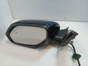 2018-2023 Volkswagen Atlas Blue Power Heated Blind Spot Signal Door/Side View Mirror - Left (Driver) (Used OEM)