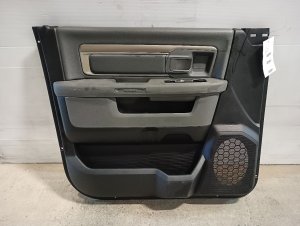 2019-2024 Ram 1500 Classic Black Door Interior Trim Panel - Front, Left (Driver) (Used OEM)