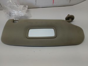 2006-2008 Dodge Ram 1500 Gray Sun Visor with Mirror - Right (Passenger) (Used OEM)