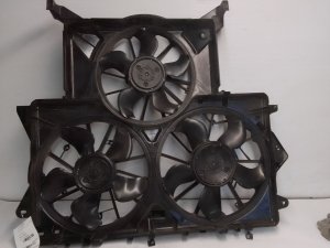 2020-2025 Chevrolet Silverado 1500 Radiator and A/C Condenser Cooling Fan Assembly (Used OEM)