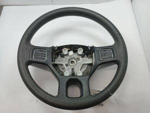 2013-2018 Ram 3500 Black Urethane Steering Wheel with Buttons (Used OEM)