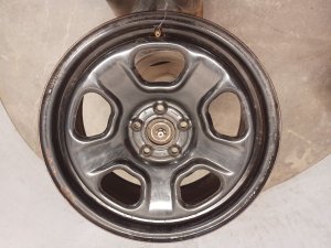 2013-2019 Ford Taurus Black 18x8 5-Spoke Steel Wheel (Used OEM)