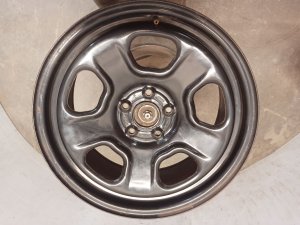 2013-2019 Ford Taurus Black 18x8 5-Spoke Steel Wheel (Used OEM)