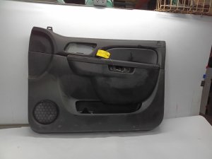 2007-2014 GMC Yukon Black Door Interior Trim Panel - Front, Right (Passenger) (Used OEM)