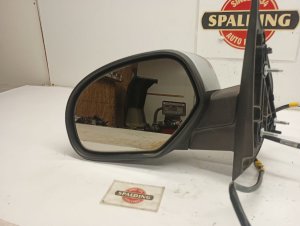  Chevrolet Silverado 3500 Chrome Power Door/Side View Mirror - Left (Driver) (Used OEM)