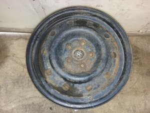 2012-2016 Subaru Impreza Black 15x6 Steel Wheel (Used OEM)