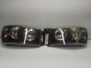 2007-2008 Dodge Ram 1500 Smoked Smoked Headlight Assembly - Left (Driver) (Used OEM)