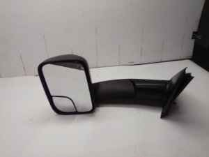 2002-2008 Dodge Ram 1500 Black Manual Door/Side View Mirror - Left (Driver) (Used OEM)