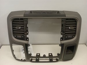 2013-2018 Ram 3500 Gray Radio Instrument Panel Bezel with Vents (Used OEM)