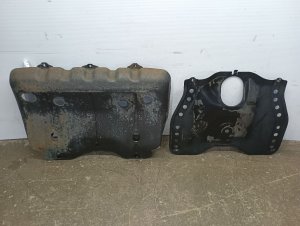 1995-2004 Toyota Tacoma Engine and Transmission Skid Plate Set (Used OEM)