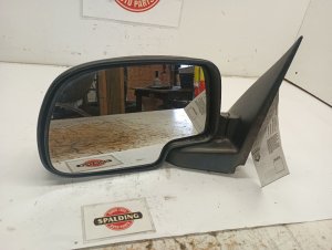 2000-2002 Chevrolet Suburban 2500 Black Side/Door Mirror - Left (Driver) (Used OEM)