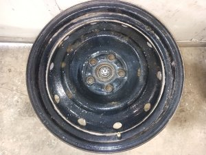2008-2013 Subaru Outback Black 16x6.5 10-Hole Steel Wheel (Used OEM)