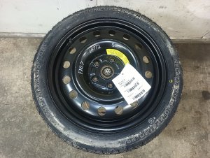 2008-2014 Subaru Impreza Black 17x4 16-Hole Steel Compact Spare Wheel (Used OEM)