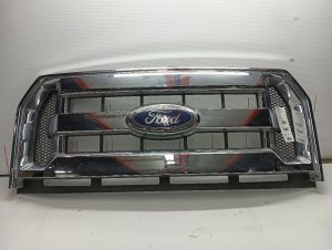 2015-2017 Ford F-150 Chrome Chrome 3-Bar Grille without Camera Option (Used OEM)