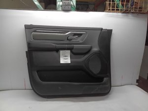 2019-2024 Ram 3500 Gray Door Interior Trim Panel - Front, Left (Driver) (Used OEM)
