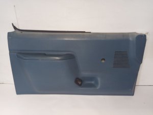 1987-1991 Ford F-250 Blue Door Interior Trim Panel - Front, Left (Driver) (Used OEM)