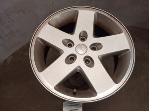 2007-2018 Jeep Wrangler Silver 5-Spoke Alloy Wheel (Used OEM)