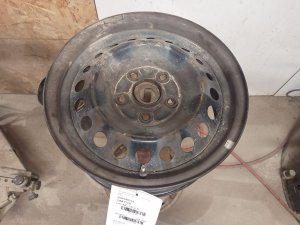 2012 Honda Civic Black 15x6 20-Hole Steel Wheel (Used OEM)