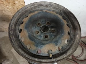1996-2000 Plymouth Voyager Black Wheel (Used OEM)