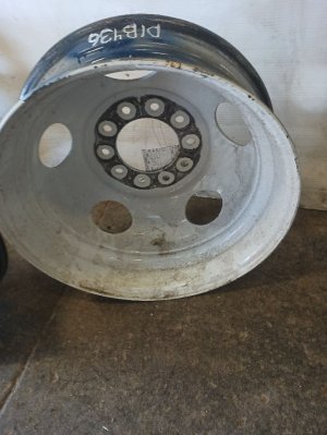 1991-1995 GMC C3500 White 19.5-Inch 10-Stud Steel Wheel (Used OEM)