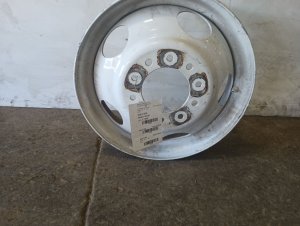 1991-1995 GMC C3500 White 19.5-Inch 10-Stud Steel Wheel (Used OEM)