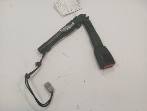 2006-2008 BMW 323i Black Seat Belt Assembly - Front, Left (Driver) (Used OEM)