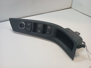 2014 Hyundai Elantra Coupe Black Master Power Window and Door Lock Switch - Left (Driver) (Used OEM)