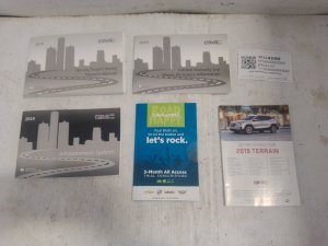 2019 GMC Terrain Owners Manual (Used OEM)