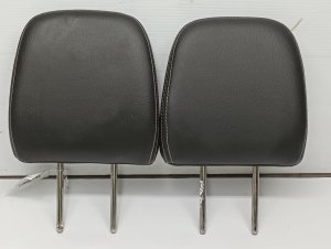 2009-2014 Ford F-150 Black Leather Headrest - Rear, Left (Driver) (Used OEM)