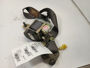 2000-2001 Nissan Xterra Gray Seat Belt Assembly - Front, Right (Passenger) (Used OEM)