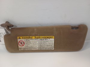 1999-2000 Toyota 4Runner Brown Non-Illuminated Sun Visor - Left (Driver) (Used OEM)