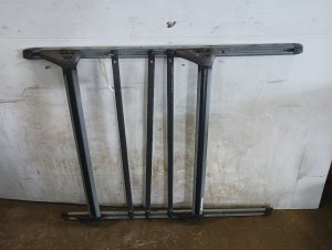 1996-2002 Toyota 4Runner Black Luggage Rack Assembly with Crossbars (Used OEM)