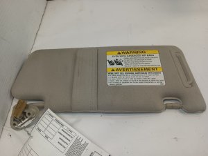 2006-2009 Subaru Outback Gray Sun Visor with Illuminated Vanity Mirror - Left (Driver) (Used OEM)