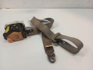 2003-2009 Toyota 4Runner Tan Seat Belt Retractor Assembly - Front, Left (Driver) (Used OEM)
