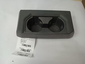 2015-2017 Ford F-150 Black Center Console Cup Holder Assembly - Rear (Used OEM)