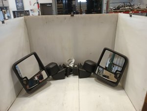 2020-2025 GMC Sierra 2500 HD Black Side/Door Mirror - Left (Driver) (Used OEM)