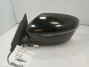 2017 Nissan Rogue Black Door/Side View Mirror - Left (Driver) (Used OEM)