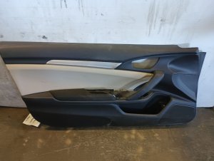 2016-2020 HONDA CIVIC Red Door Interior Trim Panel - Front, Left (Driver) (Used OEM)