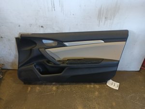 2016-2020 Honda Civic Black Door Interior Trim Panel - Front, Right (Passenger) (Used OEM)