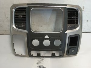 2013-2018 Ram 3500 Black Radio Instrument Panel Bezel with Vents (Used OEM)