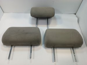 2005-2011 Toyota Tacoma Gray Rear Seat Headrest Set (Used OEM)